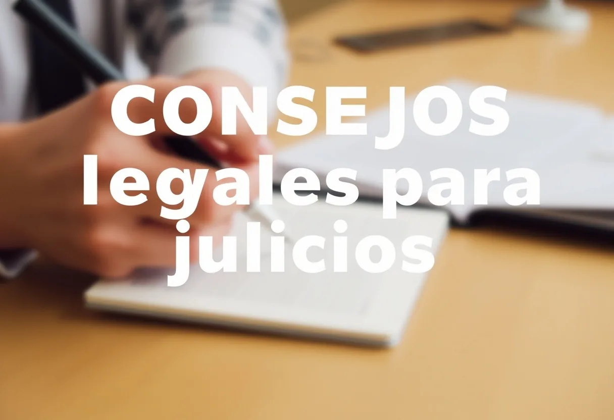 Consejos legales para juicios: preparación efectiva