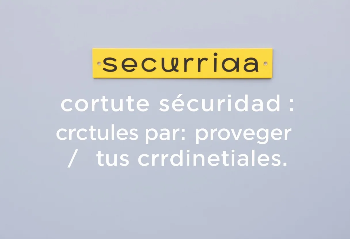 Construye seguridad: claves para proteger tus credenciales
