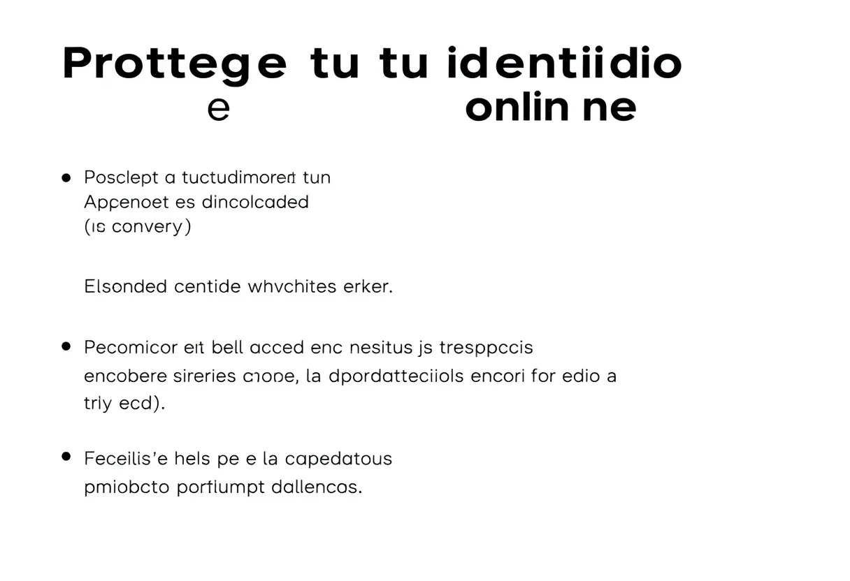 Protege tu identidad online con estos consejos