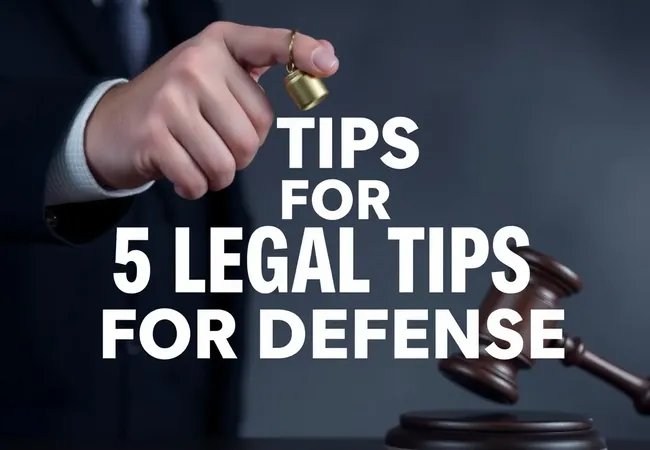 Consejos legales efectivos para tu defensa Consejos legales efectivos para tu defensa
